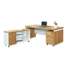 Chinese Factory Hot Sale Furniture Panel Wooden L Type Office Desk